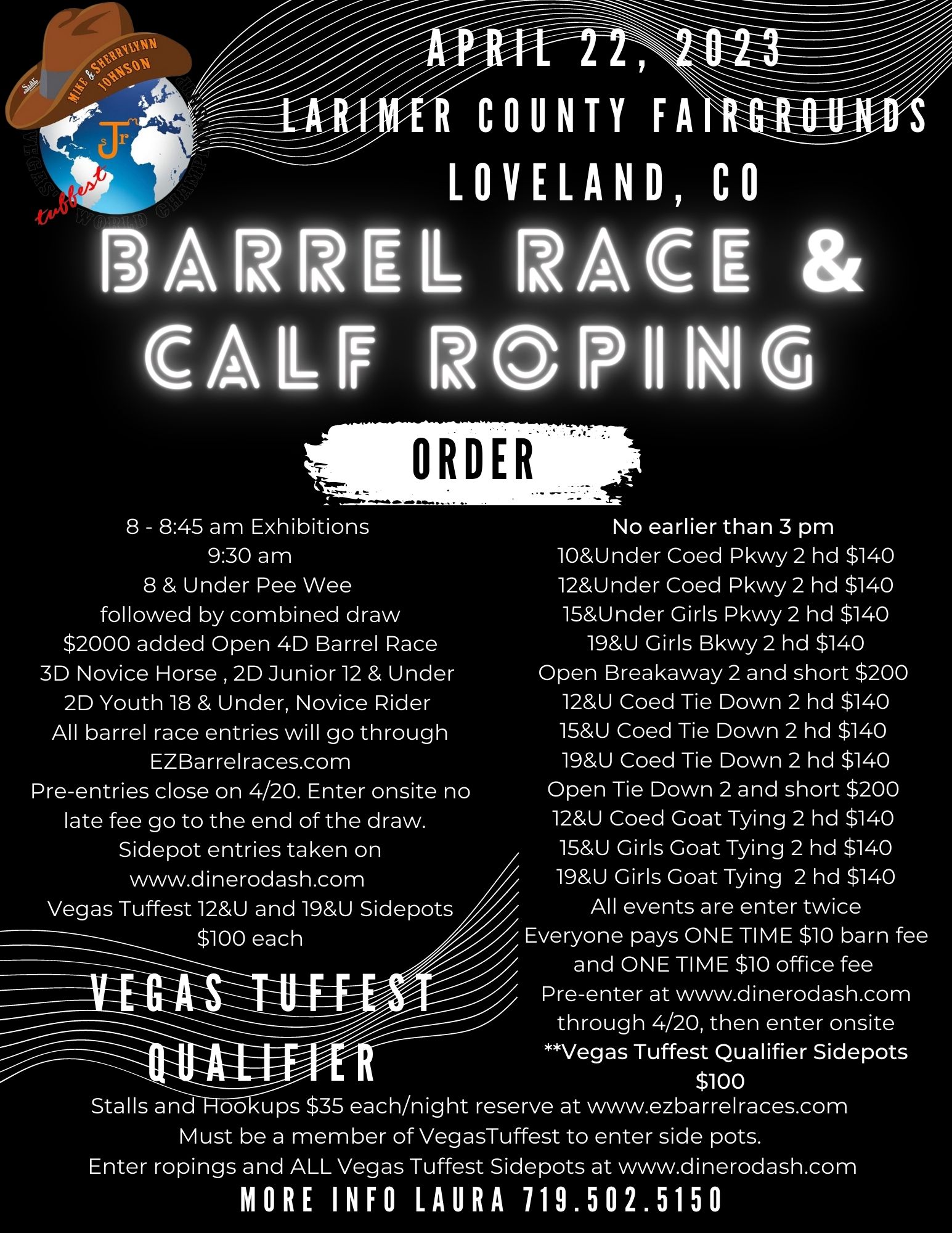 Vegas Tuffest Qualifier Schedule Johnson Sportline