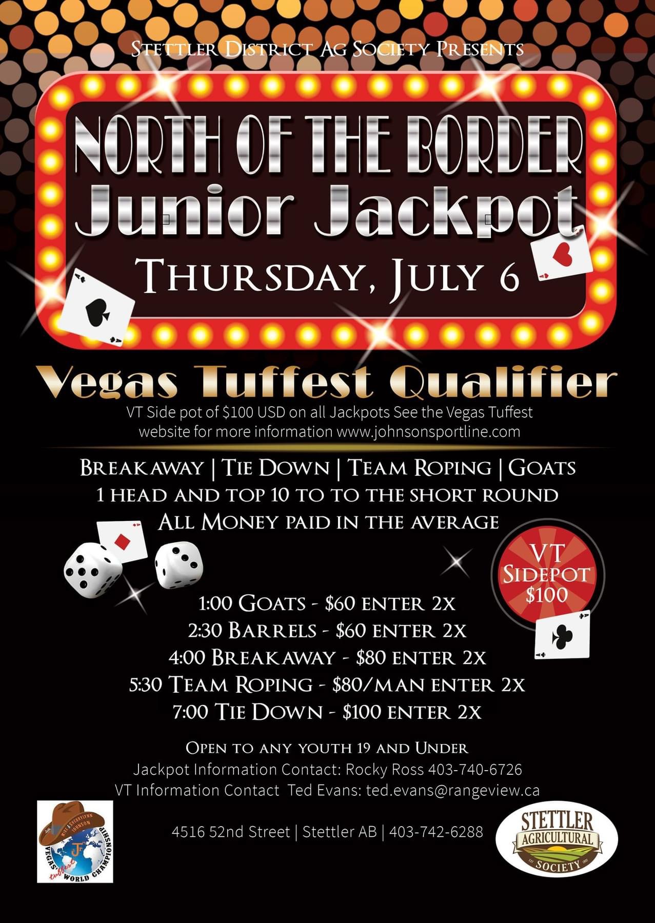 Vegas Tuffest Qualifier Schedule Johnson Sportline