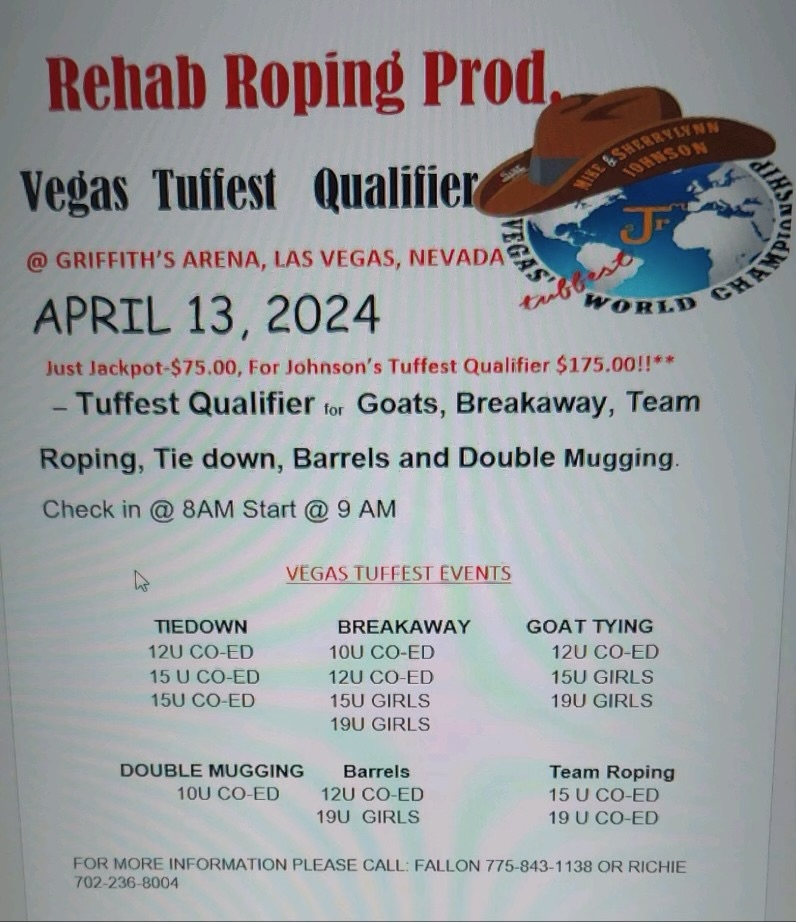 Vegas Tuffest Qualifier Schedule Johnson Sportline